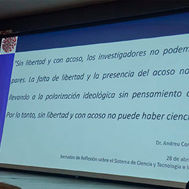 Conferencia Dr. Andreu Comas